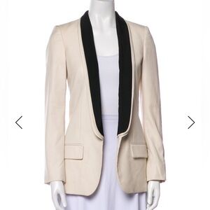 $7 Sale 🩷 STELLA MCCARTNEY Wool Tuxedo Blazer IT 38 US 2